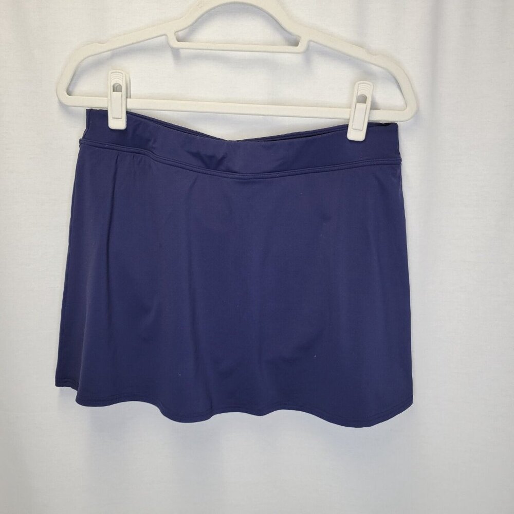 Lands' End Women's Size 12 Swimsuit Skirt Blue - Picture 2 of 4